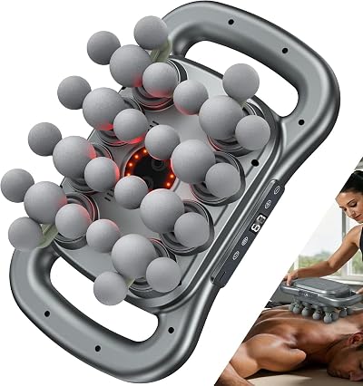 Upgrade 28 Head Massage Gun Set, Handheld Back Massager Gun,9 Speeds Electric Percussion Muscle Body Massager for for Neck, Shoulders, Upper Arms, Buttocks Legs Gifts for Men Women