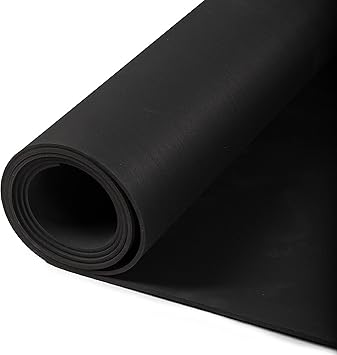 Black Rubber Gym Flooring Roll - Thumbnail 4