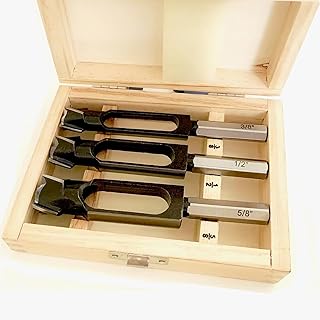 Promsa Wood Plug Cutter Set - 3pcs Wood Tenon...,