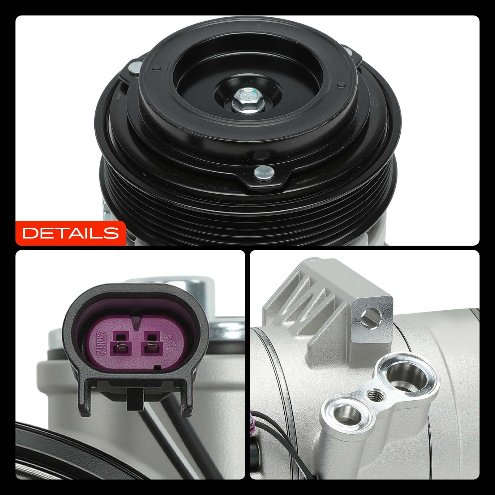 A-Premium Compressore AC con frizione compatibile con Ford Fusion 2006-2012 e Lincoln MKZ Zephyr e Mercury Milan Berlina