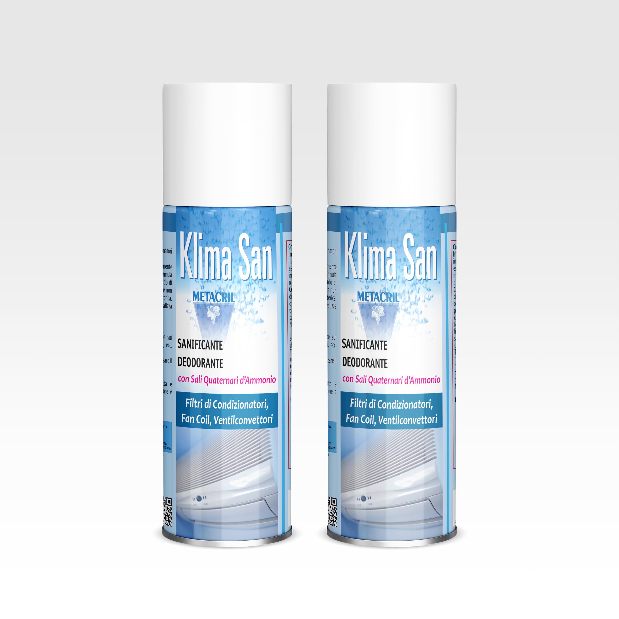 Sanitizzante und Deodorant Spray mit Action antistatisch für Filter von Klimaanlagen und Flächen. Pack 2 Stk.