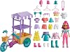 Polly Pocket Bicycle Full Fashion: Margot 10 cm, Desserts, Clothes and Accessories, with more than 25 pieces, gift HHX76 for ages 4 and up
