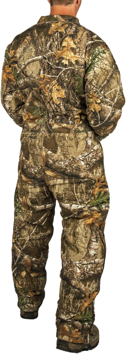 HOT SHOT Men’s Insulated Twill Camo Hunting Coverall – Insulated Coveralls for Men Cold Weather, One-Piece Full Body Coverage - Image 3