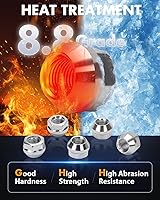 Vista 6 de dynofit Espaciadores de rueda de 5 x 114.3 de 1 pulgada, 4 piezas para Nissan 350Z/370Z e Infiniti G35/G37/FX35, orificio central de 2.602 in