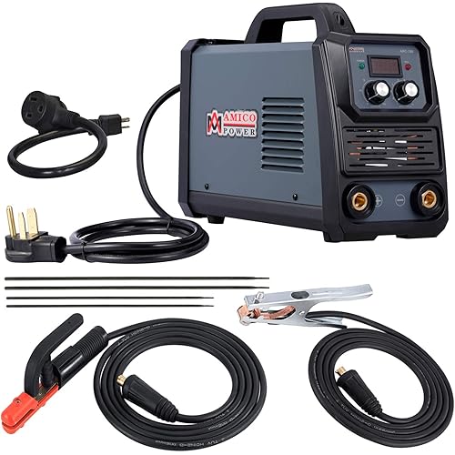 Amico ARC-180, Professional 180-Amp Stick Arc Lift-TIG Inverter Welder, 80% Duty Cycle, 100-250V Wide Voltage