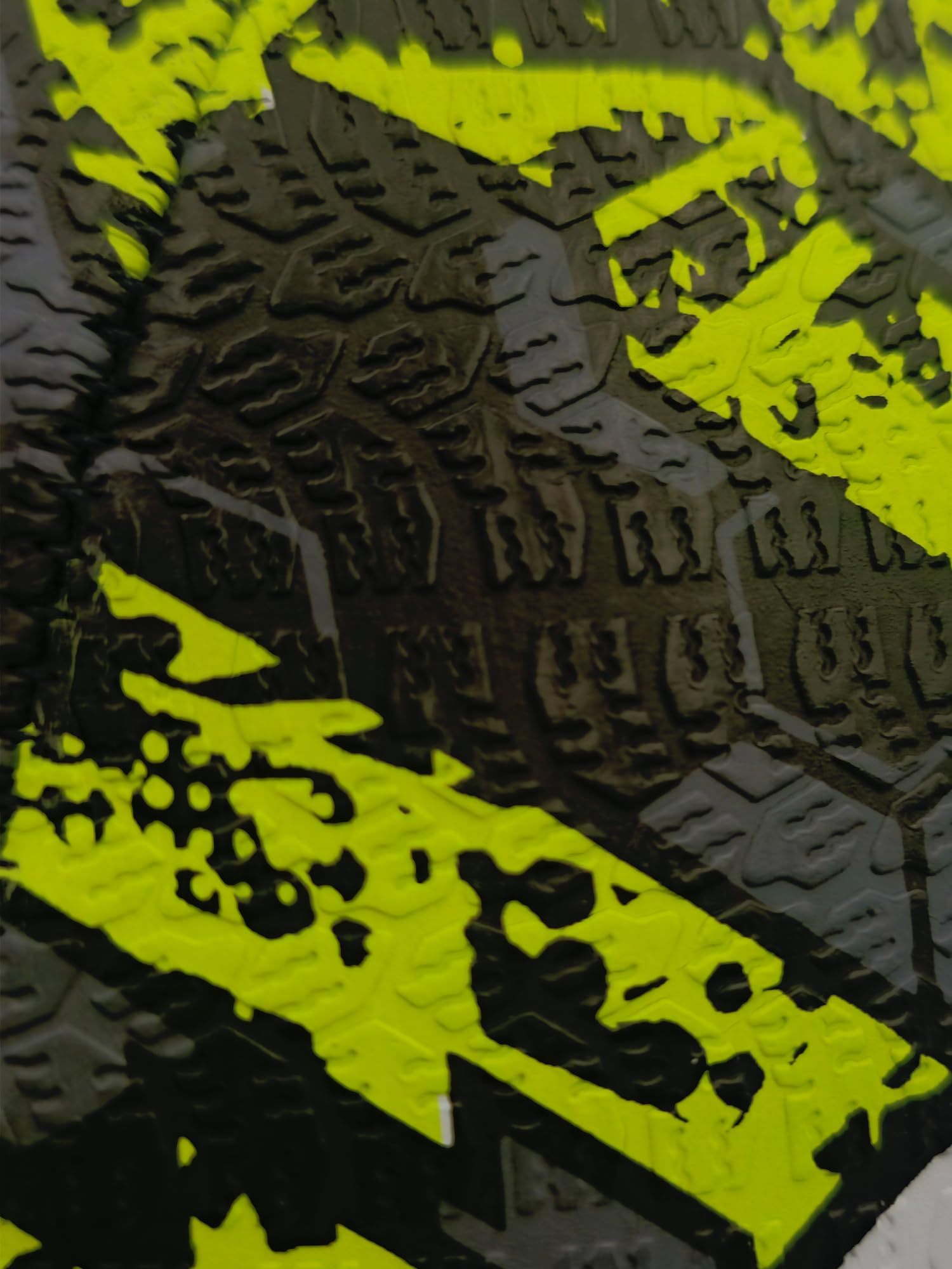 Optimum Street Rugby Ball - Durable, High-Visibility, Superior Grip & Control Surfaces & Skill Levels, Black / Yellow, 5 - Image 3
