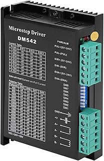 controlador cnc microstep driver premium & material resistente alta subdivisão driver de motor de passo dm542 para máquina de gravação/cnc