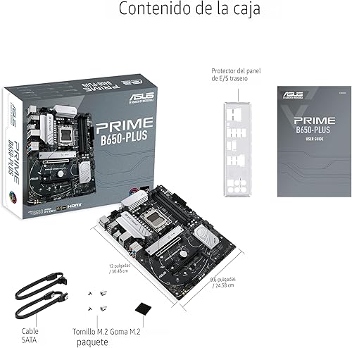 Miniatura 6 de ASUS Prime B650-PLUS AMD B650 AM5 Ryzen Desktop 9000 8000 y 7000 ATX Motherboard, DDR5, PCIe 5.0 M.2, LAN de 2.5 Gb, DP, HDMI, SATA 6 Gbps, USB 3.2