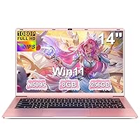 Pc Portatile 14 Pollici Win11 Notebook Celeron N5095 Upto 2,9 GHz Notebook 8GB RAM