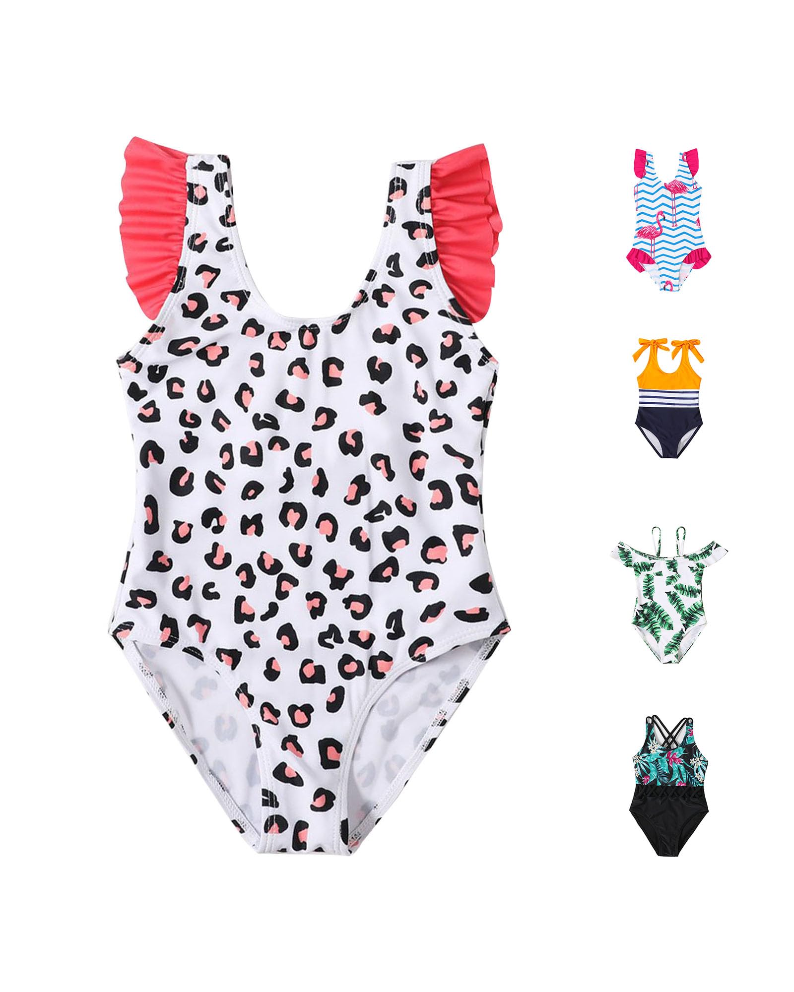 PAEHUIMT Bañador Niña 4-12 Años, Bikini Niña, bañadores de natación niña, Trajes de baño