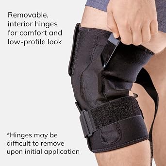 BraceAbility Torn Meniscus ROM Knee Brace - Hinged Post Surgery Support with Flexion Extension Control for Hyperextension and Locking Treatment, Ligament PCL or ACL Tears, Osteoarthritis Relief (XS)