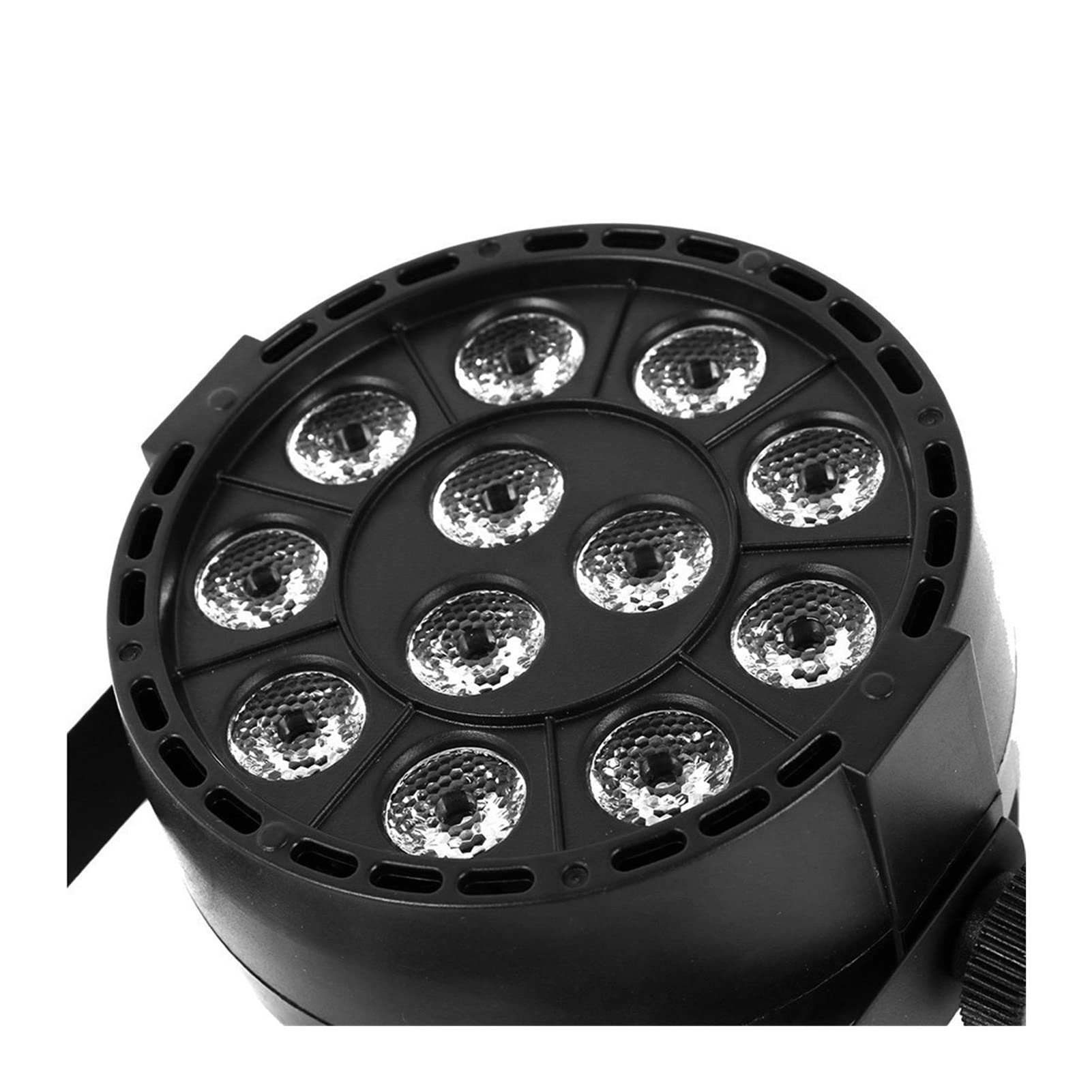Światło dyskotekowe, Mieszkanie 12 LED Par Stage Light RGBW 36W Disco Party Lights Luz DJ Effector Controller DJ Sprzęt Projektor Luces Discotec