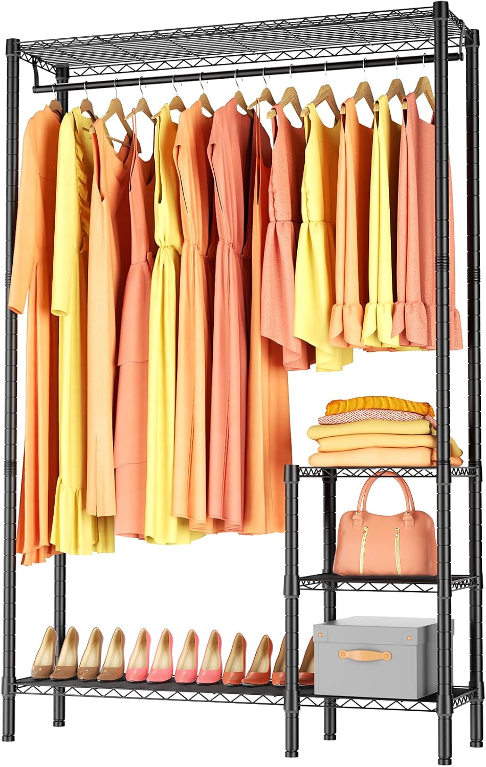 Golpart Portable Clothes Racks for Hanging Clothes, Heavy