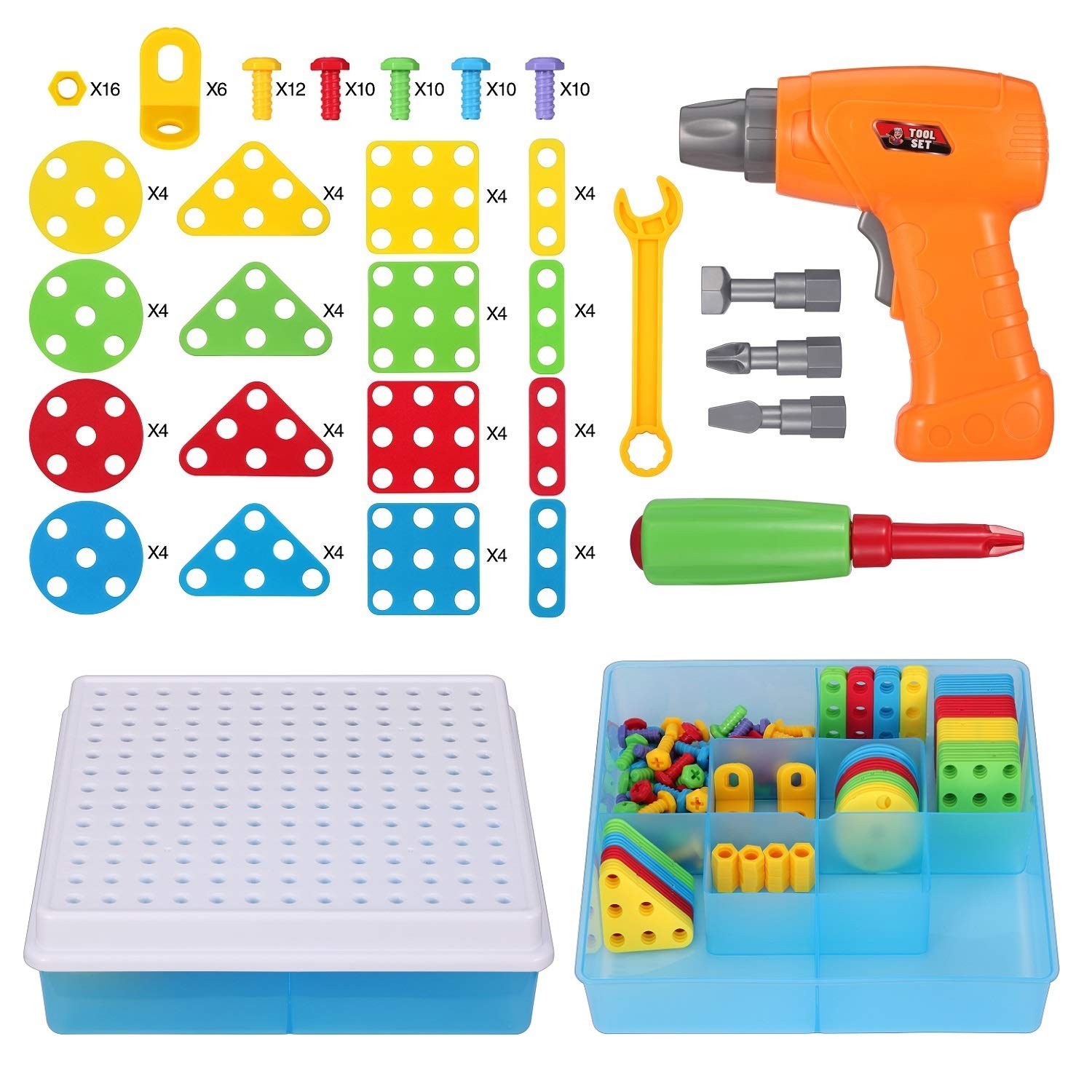 Toys & Hobbies DIY Pretend Play Electric Drill Screws Assembling