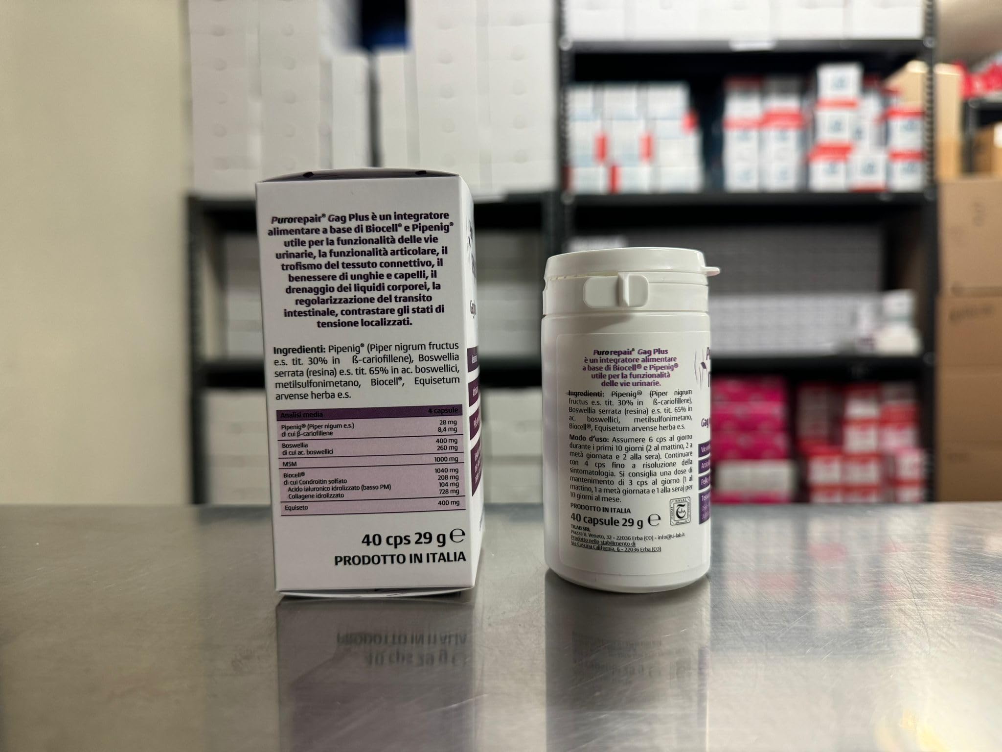 Purorepair Gag Plus 40 capsule Dr.Tili
