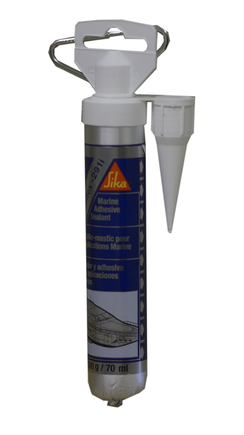 Sikaflex291i Polyurethane Marine Adhesive/Sealant 70 ml, White