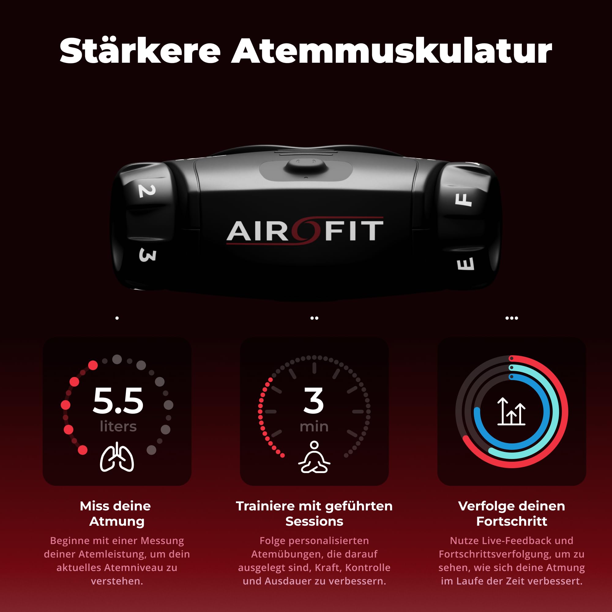 Amazon | Airofit エアロフィット・エリート 第三世代 スマート呼吸筋