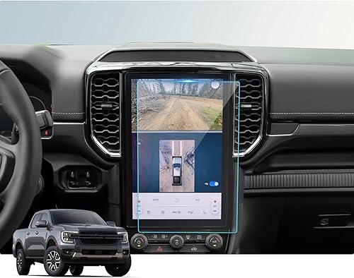BIBIBO Protector de pantalla para Ford Ranger 2024 2024 para Ford Ranger LARIATRaptor 2024, pantalla de navegación de 12 pulgadas, resistente a los