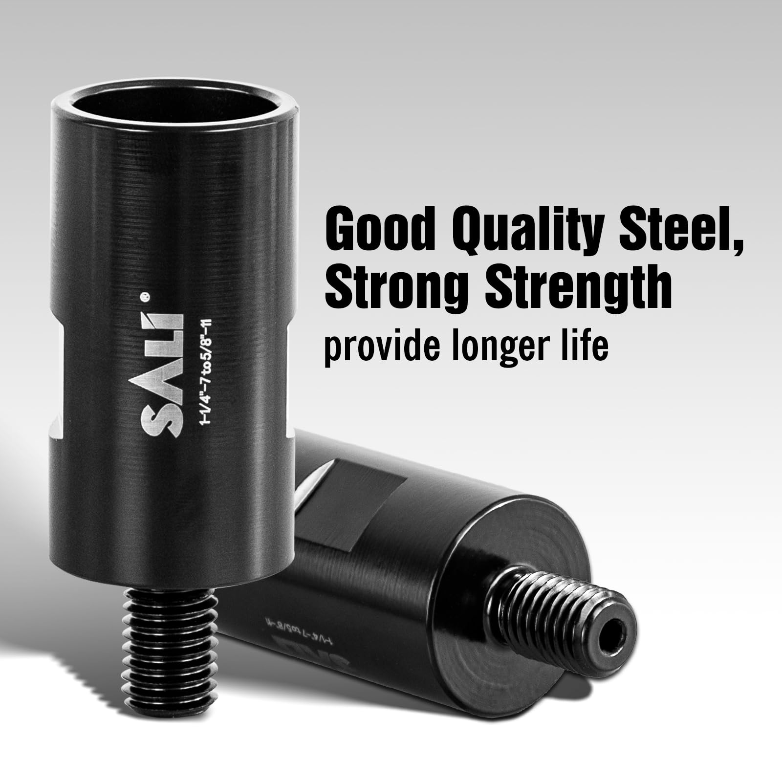 SALI Hardened Steel Core Drill Adapter Convertor 1-1/4"-7 Female to 5/8"-11 Male for Enhanced Drilling Efficiency, Ideal for Use with Diamond Core Bits — Amazon image 4