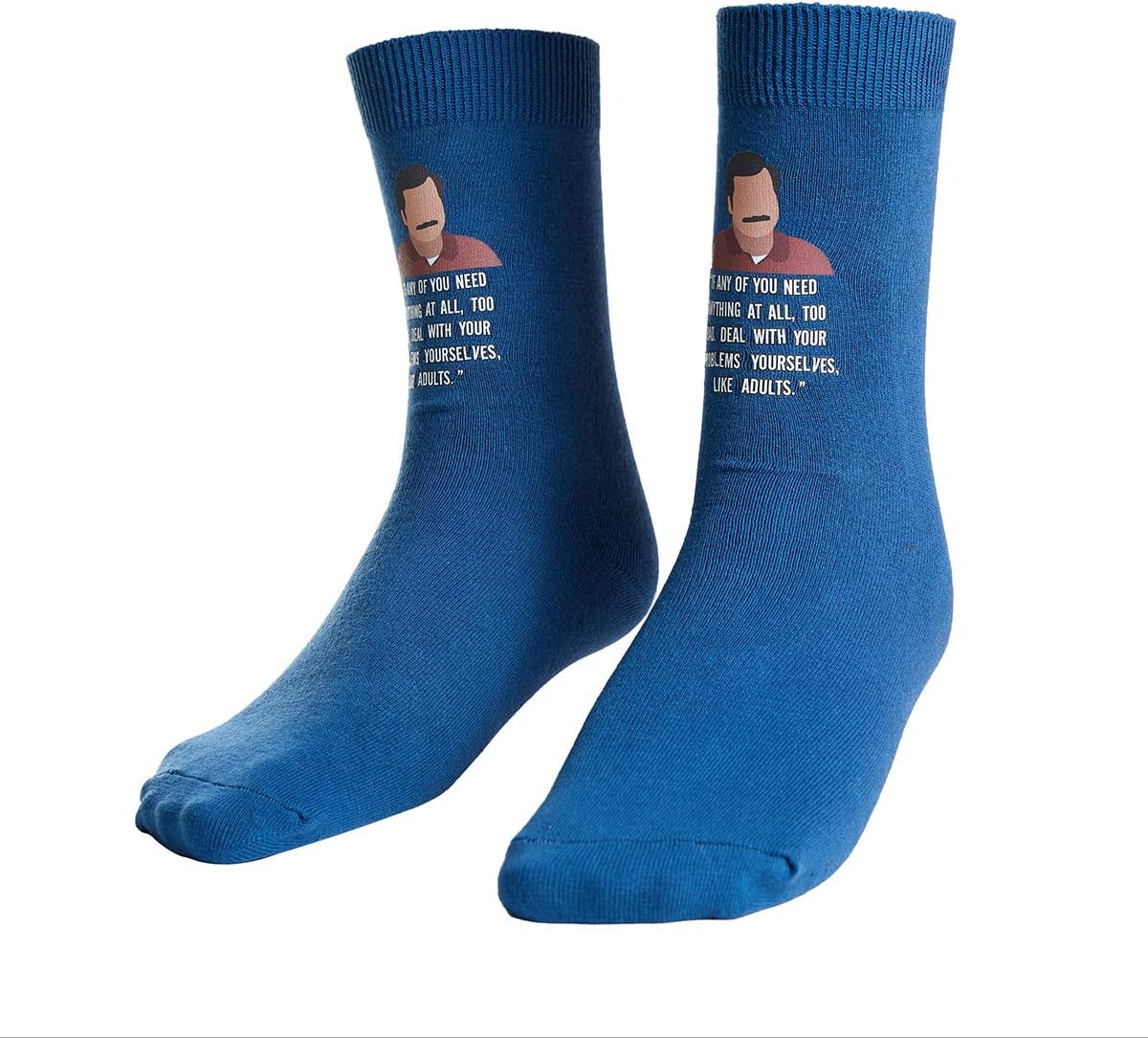 Ron Swanson Quotes Socks - Parks and Rec Gift for Men or Women - Image 2