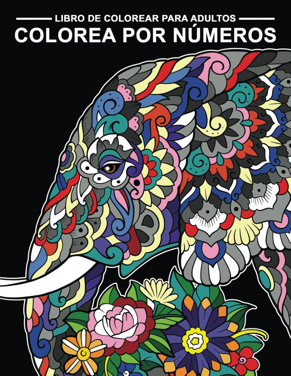 Libro de colorear para adultos: Colorea por números