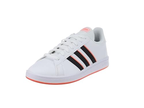 Amazon アディダス スニーカー グランド コート ベース Eou26 フットウェアホワイト コアブラック スクリーミングオレンジ Fy8569 24 5 Cm Adidas アディダス スニーカー