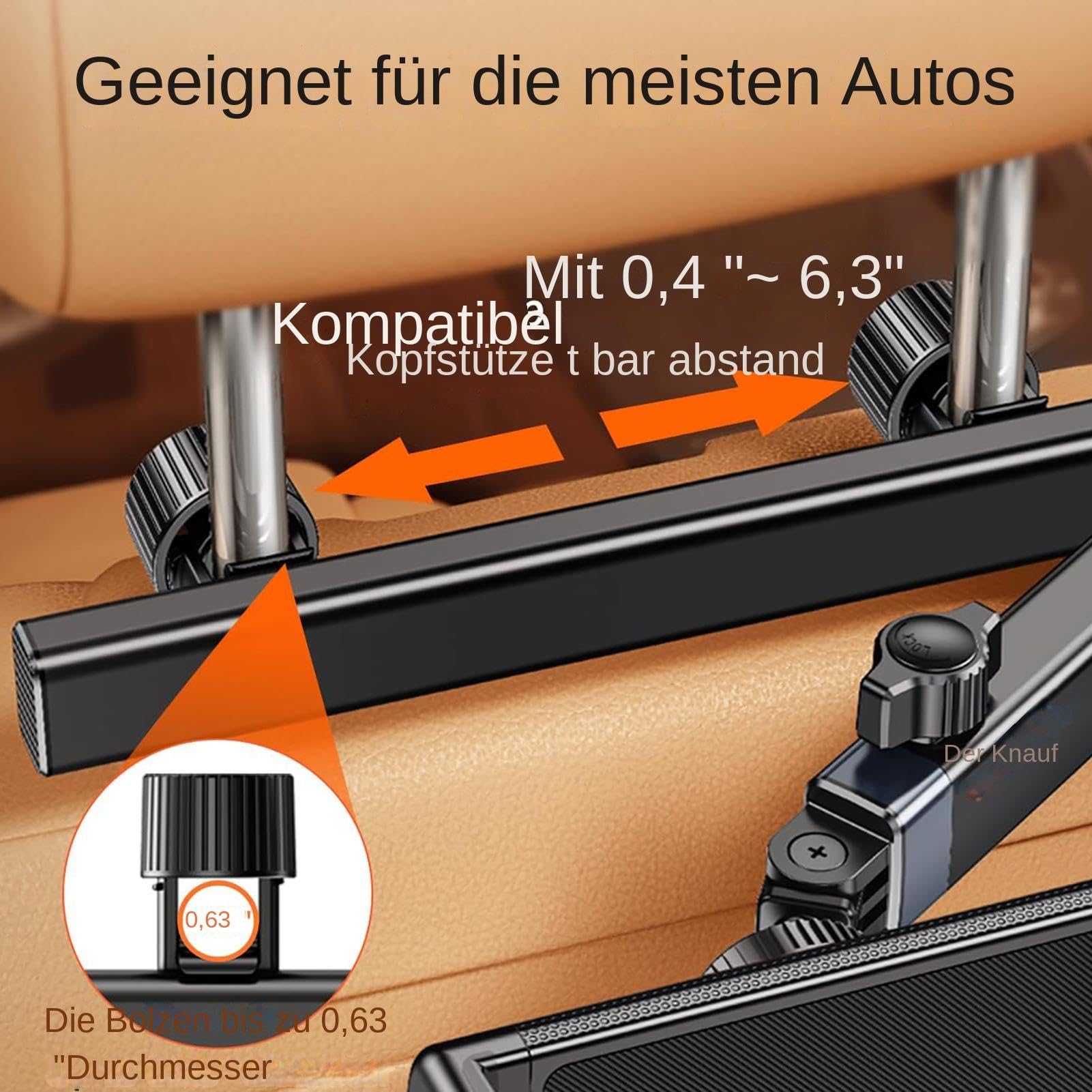 Supporto per tablet auto, supporto per tablet per poggiatesta