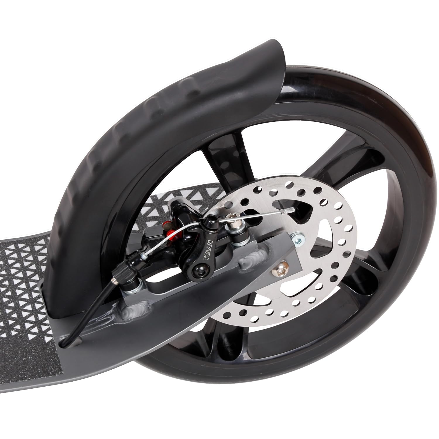 Mach1 Kick Scooter aluminiowa hulajnoga miejska, duże kółka XXL, koła od 145 do 250 mm, kółka/opony dla dorosłych i dzieci, składana hulajnoga