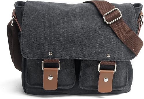 Peacechaos Bolsa de mensajero de hombro para cámara a prueba de golpes DSLR SLR SLR