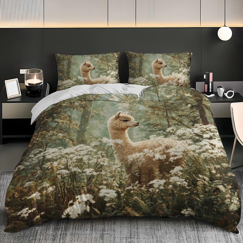Housse de couette 140x200 fleurie pour s'évader dans une ambiance nature sauvage