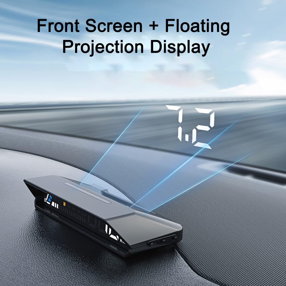 SPORTARC HUD showing both front screen and floating projection display