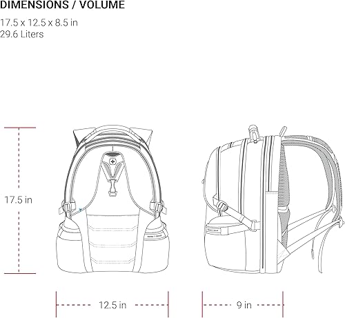 Miniatura 9 de SwissGear 2769 ScanSmart - Mochila para laptop color negro 175 pulgadas Negro 175-Inch Mochila para portátil Scansmart 2769