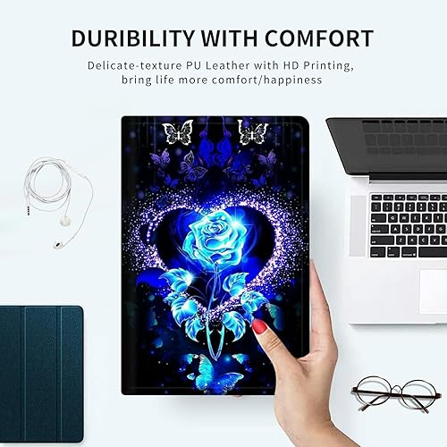 Vista 144 de Funda para Kindle de 6 pulgadas (11.ª generación, versión 2024/2022) delgada de piel sintética, ajustable, multiángulo, Smart Shell con función