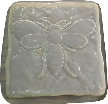 Stone Look Bumble Bee Plastic Craft Mold use with Concrete or Cement to Make into Stepping Stones 1328