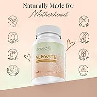 Vista 6 de Elevate Suplemento para la lactancia, apoyo natural para la lactancia materna, aumento del suministro de leche materna, fenogreco, moringa, alfalfa