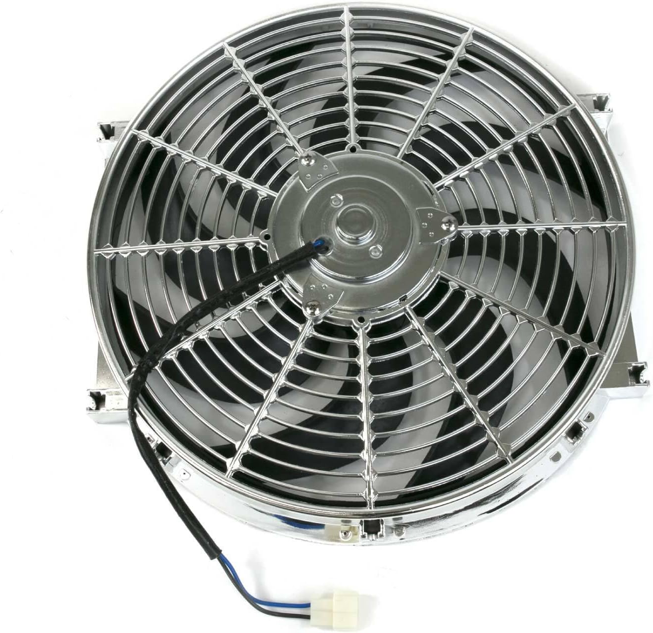 Top Street Performance 14" Universal Cooling Fan - Chrome