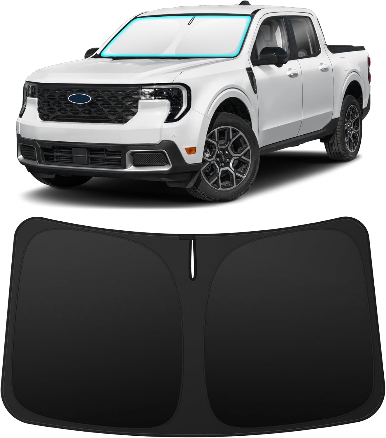 INSAUTO Custom Fit Windshield Sun Shade for Ford Maverick (2022–2026)