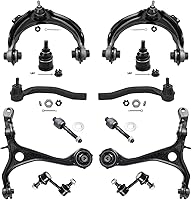 Vista 77 de Detroit Axle – 12 brazos de control superiores e inferiores delanteros con rótulas, barras de unión exteriores e interiores con topes, barras