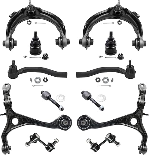 Miniatura 76 de Detroit Axle - Kit de suspensión delantera 2WD para Ford F-150 2004-2005, 2 brazos de control superiores, 2 rótulas inferiores, 2 barras
