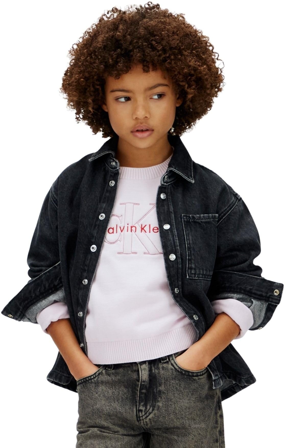 Calvin Klein Felpa Bimba Art IG0IG03075