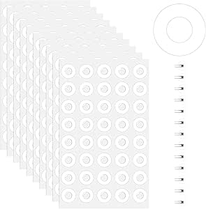Amazon.com: 400 PCS Self-Adhesive Hole Reinforcement Stickers 1/4 ...