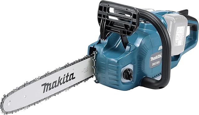 Makita Makita DUC353Z Akku-Kettensäge (35 cm Schwert, 2x18V LXT = 36V, Solo ohne Akku, Brushless, 20 m/s Kettengeschwindigkeit) — Akku-Kettensägen