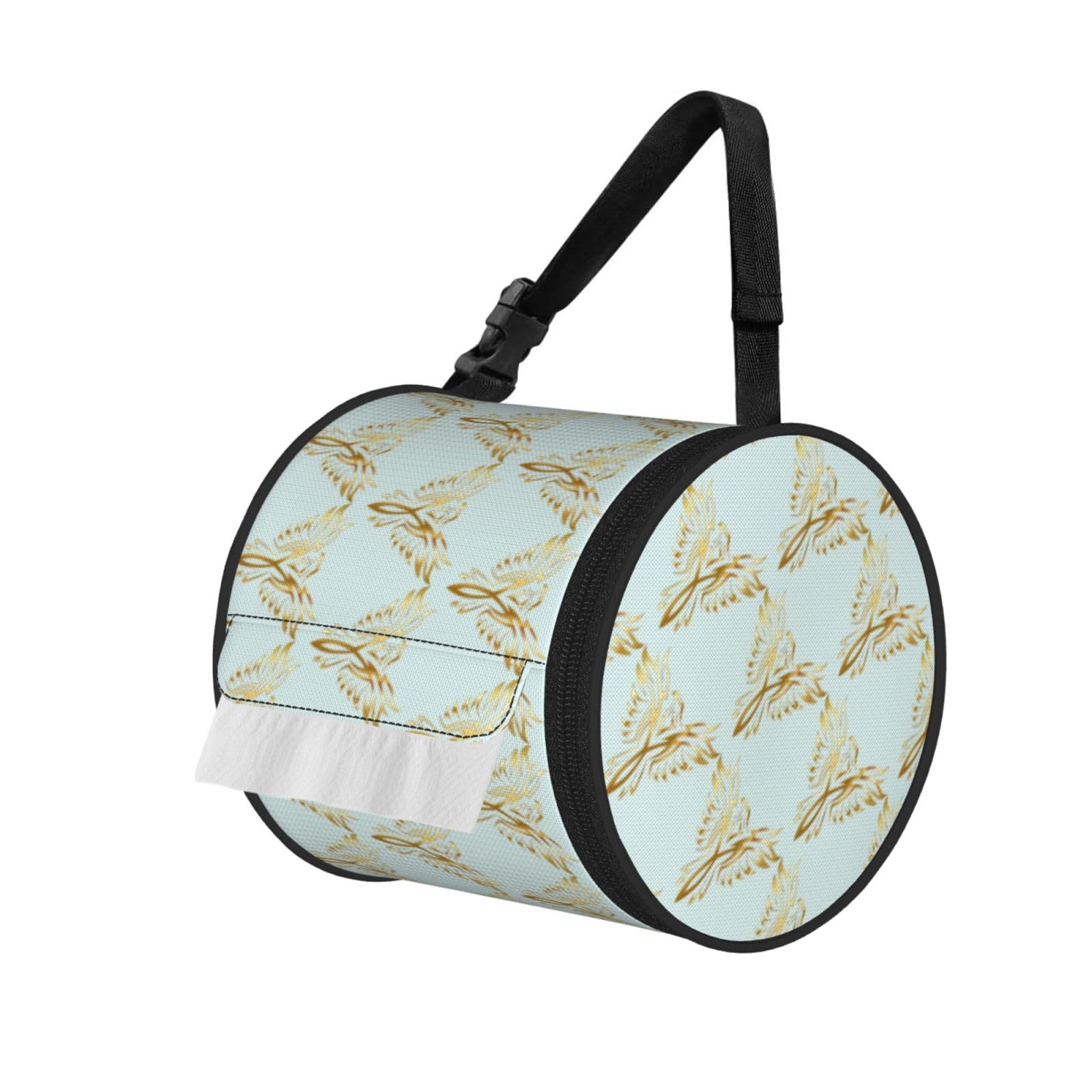 Phoenix Printed Pet-Proof Toilet Roll Bag, Durable Oxford Cloth with Handle for Travel Tent Kitchen