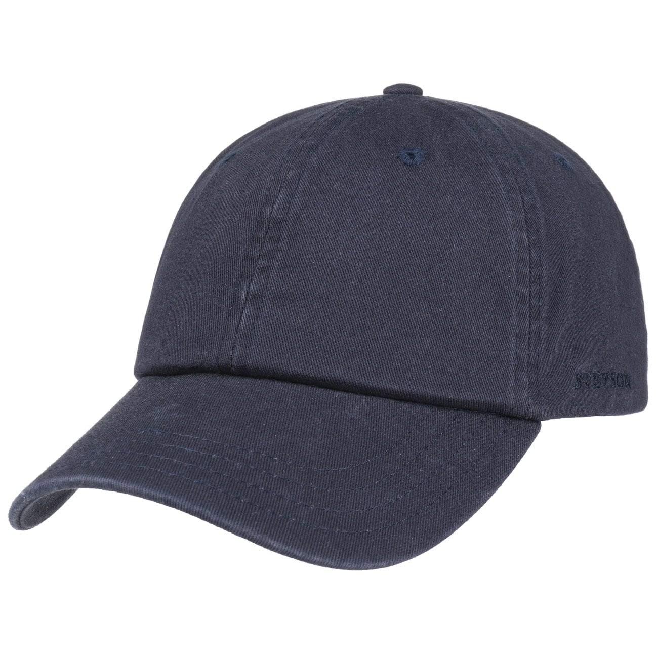 Stetson Rector Baseball Cap Cotton UV Protection Strapback Unisex Summer Winter Navy