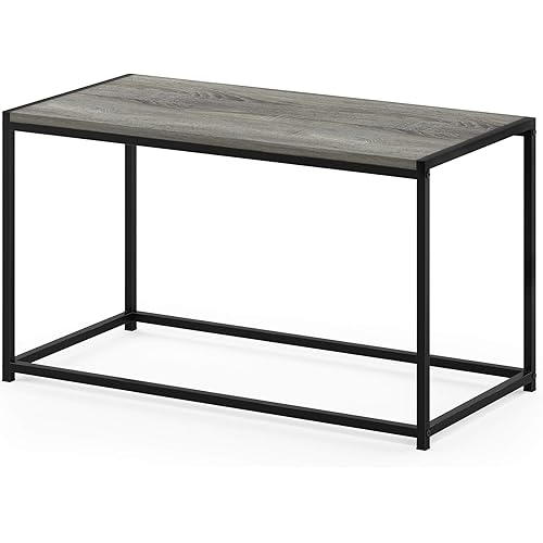 FURINNO Camnus Modern Living Coffee Table, French Oak Grey