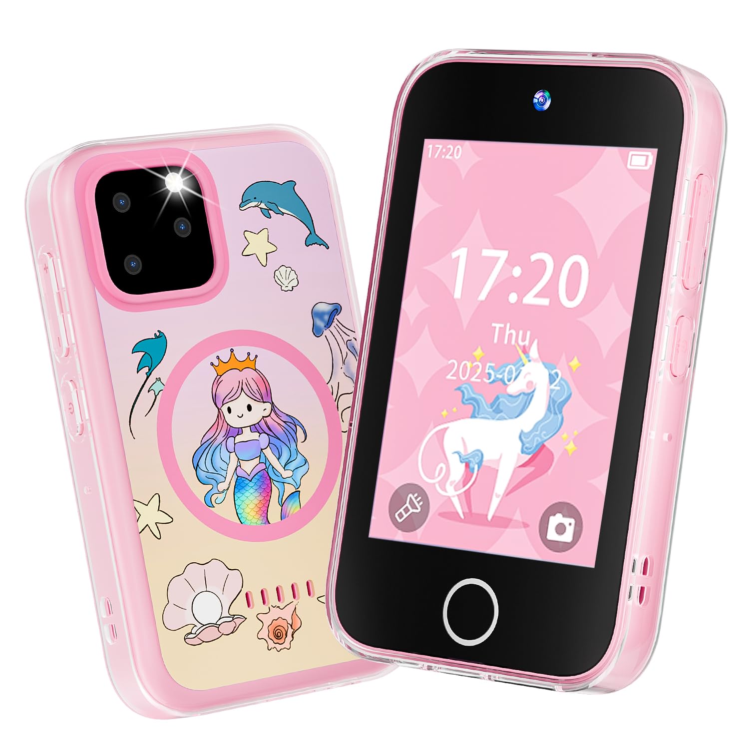 Kids Smart Phone for Girls, 3.5'' Touchscreen Phone for Kids Age 3-8