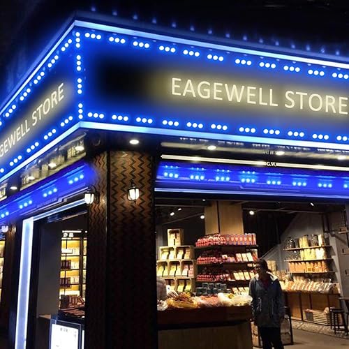 Vista 33 de Luz de tienda de 20 pies RGB luces delanteras de tienda 40 piezas módulo de luces LED, 2 juegos 5050 SMD 120 LED módulo de luz de ventana para Rgb