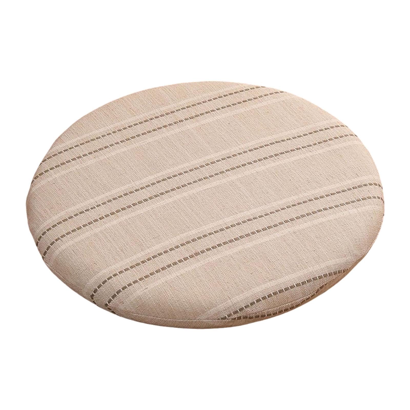 Floor Cushion Decorative Sitting Pad Chair Pad for Tatami Dining Room Garden Thin Stripes-image-7