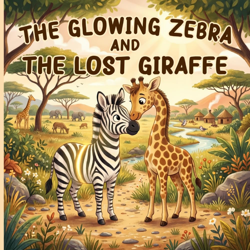 The Glowing Zebra and The Lost Giraffe: Children's Books for Kids About Self-Confidence, Kindness, and Belonging (Ages 4–8)