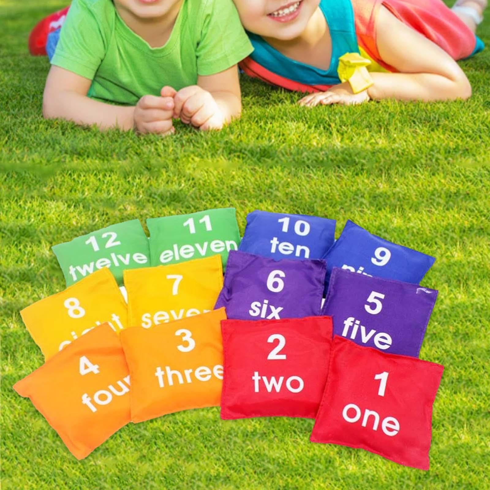 Set di Giochi Cornhole per Bambini, Cornhole per Giochi All'aperto in Giardino, Numero